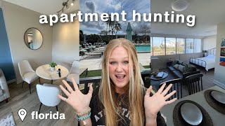 come APARTMENT HUNTING w/ me in FLORIDA!