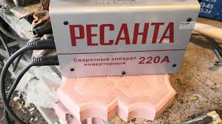 Уони 4 мм на Ресанта 220