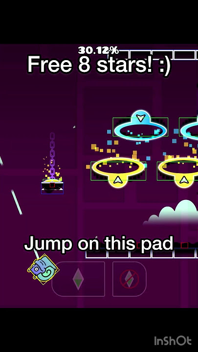 Another FREE 8 stars! #geometrydash #gd #shorts