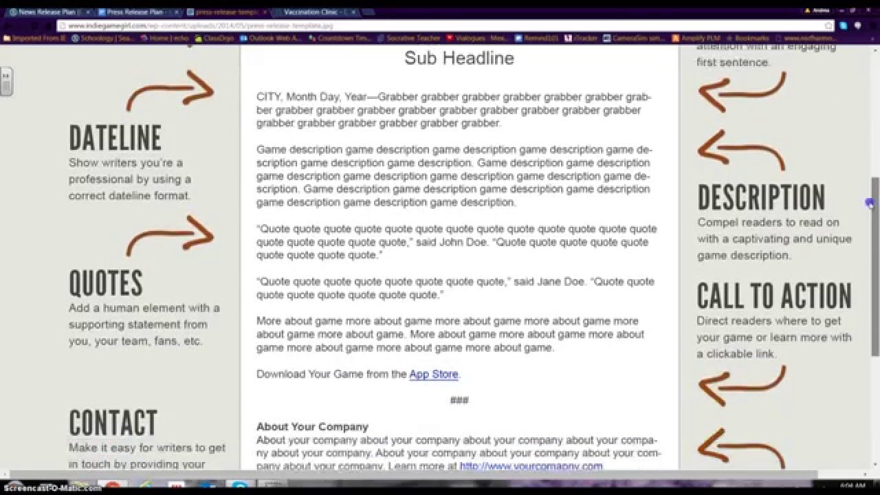 News Release Tutorial - YouTube