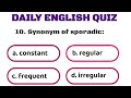 English Vocabulary Test Advanced | Challenge Your Word Skills #vocabularyquiz #englishwordmeaning