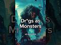 Dr*gs as Monsters! #shorts #ai #aiart #midjourney #monster #monsters #scary