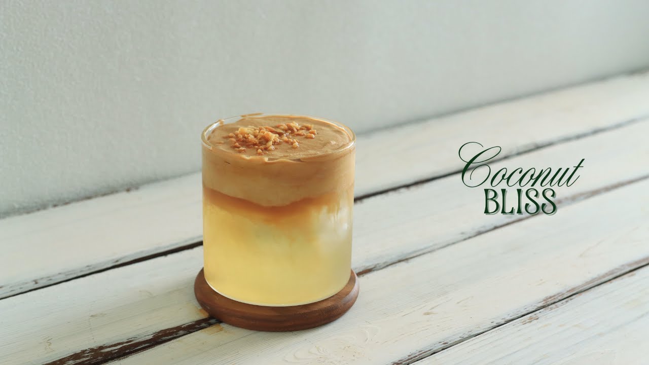Coconut Bliss | 咖啡椰子糖｜Iced Coconut Coffee | Dessert Alchemy