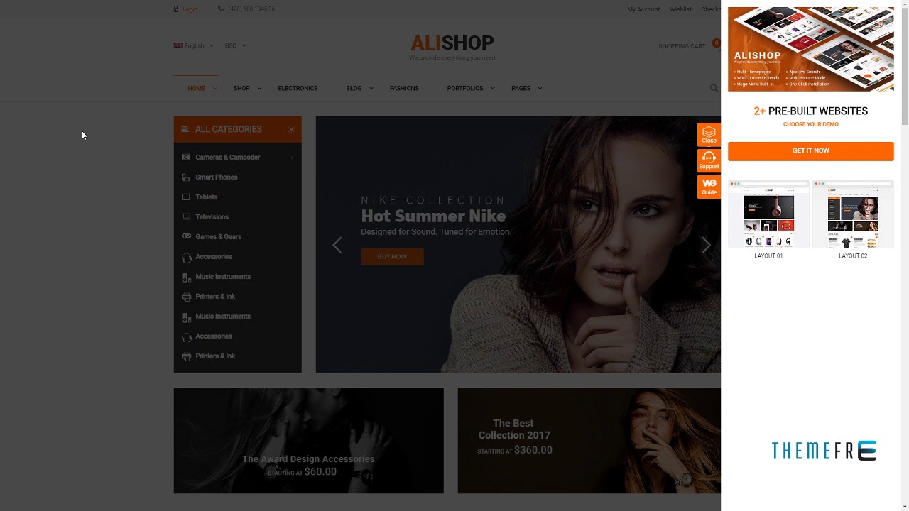 AliShop - Multipurpose WooCommerce WordPress Theme Avedis Cary - YouTube