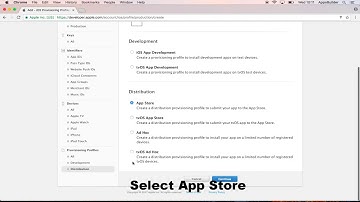 How to create Apple Certificates - Step 4: Mobile provisioning creation