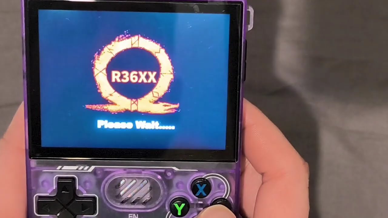 R36XX 64GB Retro Handheld Game Console - Purple