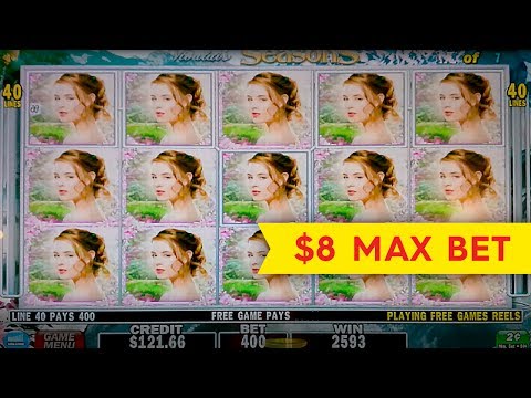 Vivaldi's Seasons Slot - BIG WIN BONUS - $8 Max Bet!