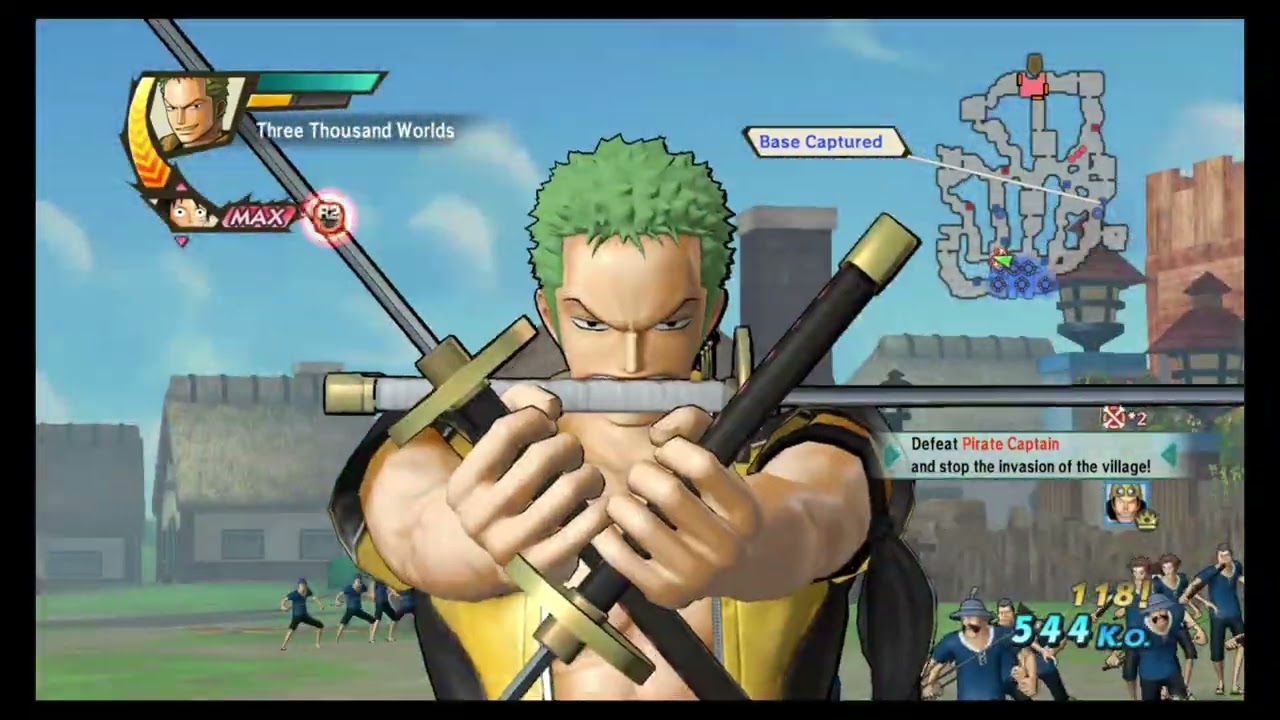 One Piece: Pirate Warriors 3_ Gặp Usopp và hạ gục thuyền trưởng Kuro của băng mèo đen #3