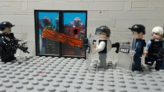 LEGO ZOMBIE OUTBREAK | Police swat Team surviving Extreme zombie Apocalypse | Indonesia