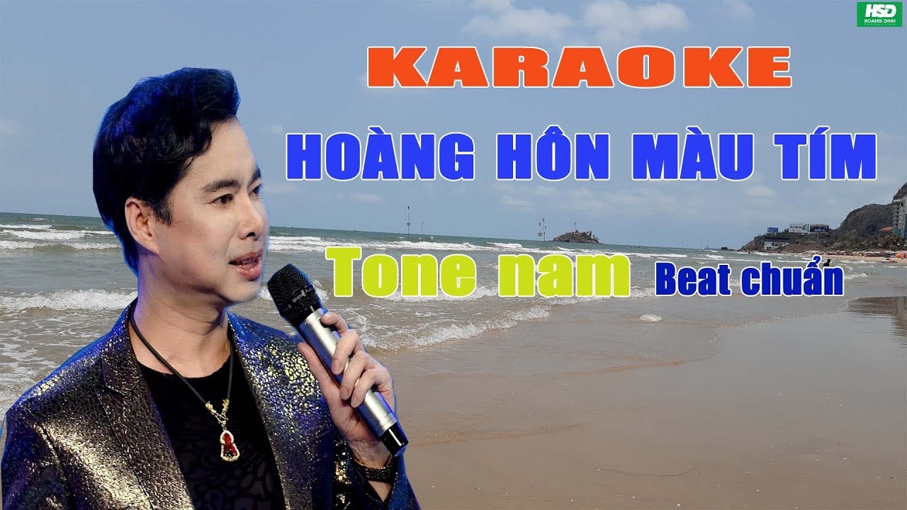 Karaoke HOÀNG HÔN MÀU TÍM - THỂ HIỂN – Karaoke Hoàng Đỉnh – Karaoke Beat chuẩn full Band