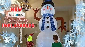 Onze NIEUWSTE toevoegingen van At Home! 🎅🎄☃️ #opblaasbaar #opblaasbaar #kerst #uitpakken #thuis