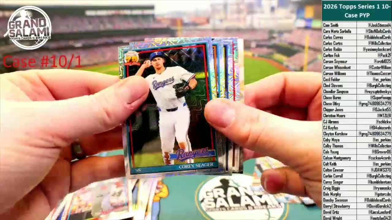 2026 Topps Series 1 10-Case PYP Break - Act II