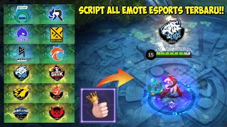 Script All Emote Esports Revamp Full Effect \u0026 Sound No Password Terbaru!!