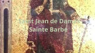 4 Décembre 2025 Saint Jean De Damas & Sainte Barbe Des Témoins De Foi Bâtis Sur Le Roc