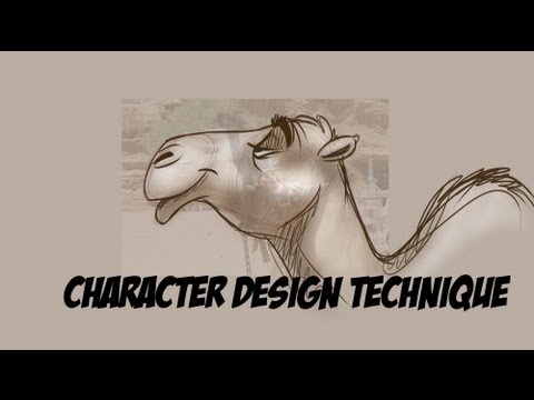 Cartoon character design Tutorial: EASY Technique!