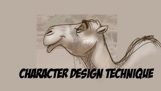 Cartoon Character Design Tutorial : EASY Technique!