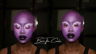 Face paint | Alien Glam makeup tutorial