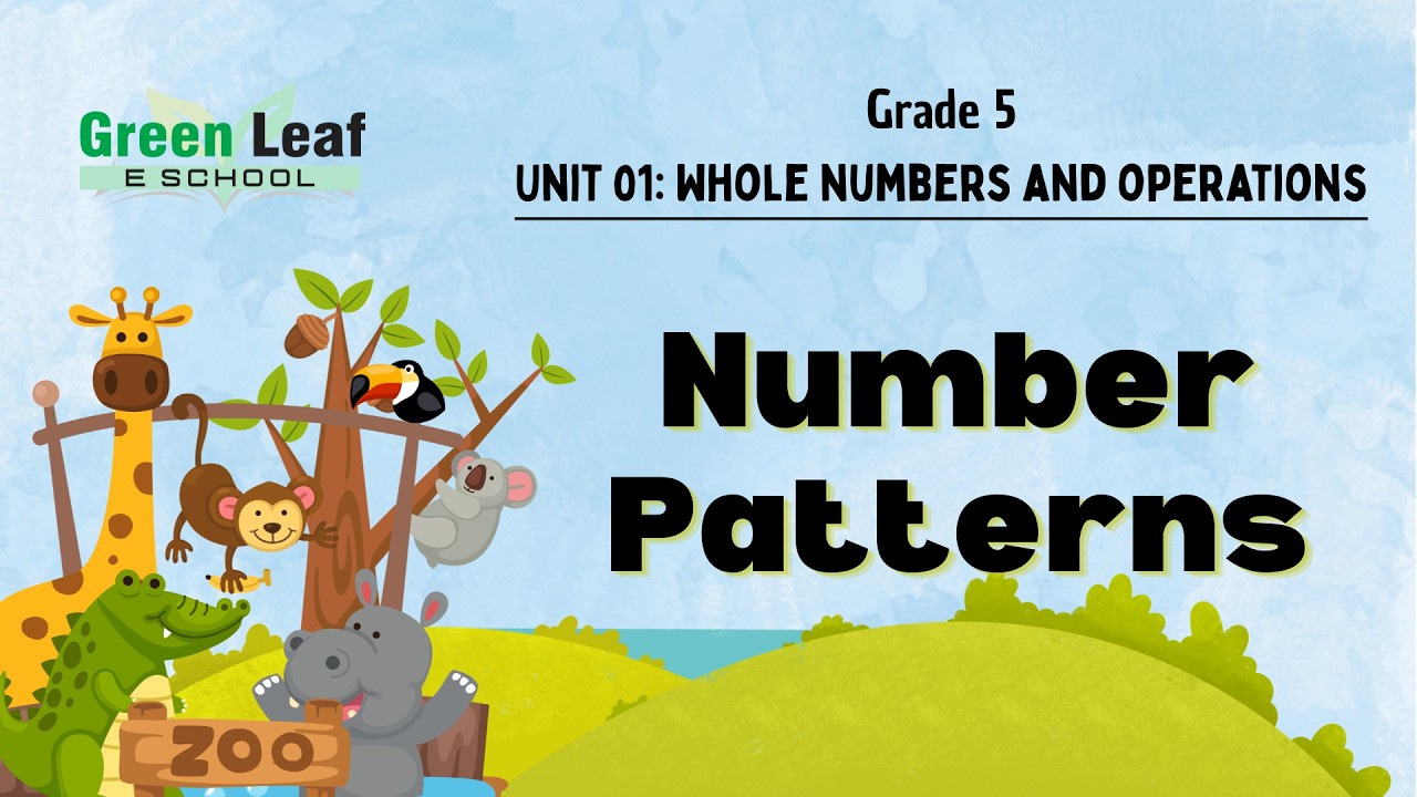 Grade 5 Maths, Lesson 5: Number Patterns - YouTube