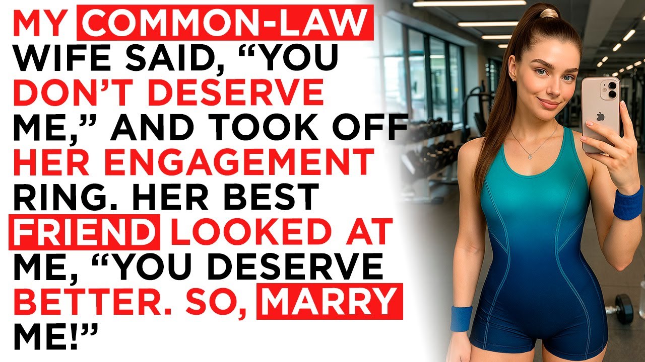 My common-law wife said, “You don’t deserve me,” and took off her engagement...