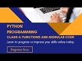 Class 6: Functions and Modular Code in Python