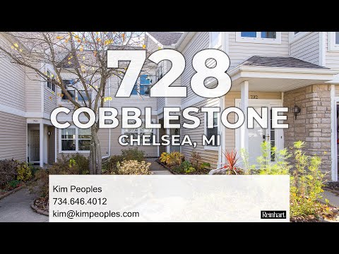 728 Cobblestone Way, Chelsea, MI home video tour