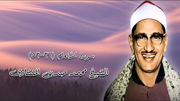 سورة الأنعام (36-53) - الشيخ محمد صديق المنشاوى رحمه الله