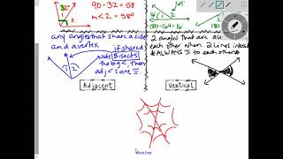 Angle Pairs notes