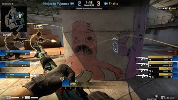 ESports - CS:GO, fnatic vs NiP, DreamHack Masters Malmö 2019 (4th of October 2019), Overpass - Map 3