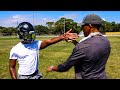 NFL PLAYER TEACHES ME HOW TO RUN 1ON1S! (TEACHES SECRETS)