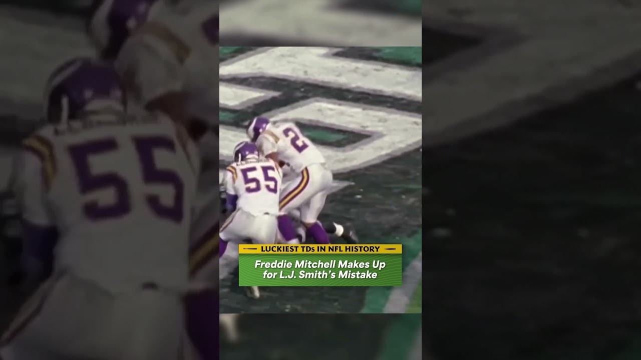 LUCKIEST TOUCHDOWNS In NFL History: Freddie Mitchell Makes Up for LJ Smiths Mistake