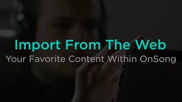 Importing Content From the Web