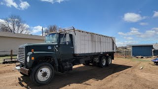 Ford l8000 with  555 cummins, goes workin.