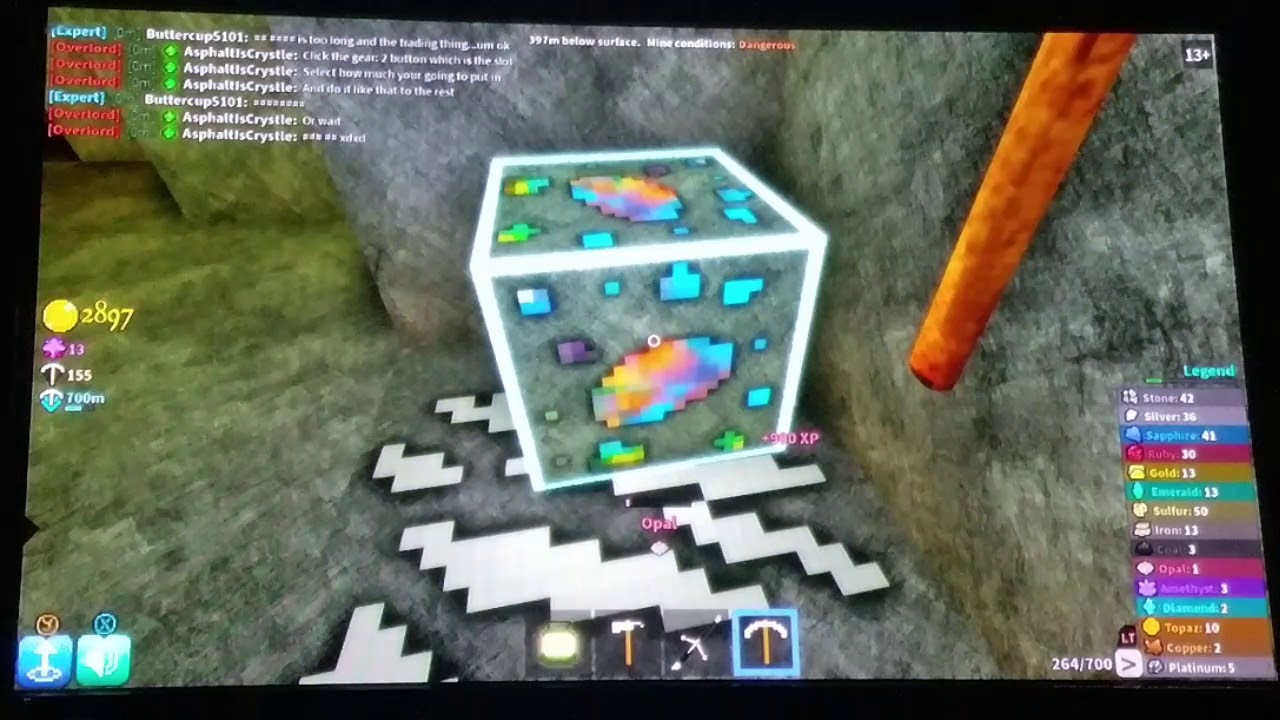 Azure Mines Moonstone Kappa And Opal Glitches By Roblox - roblox azure mines personal tunnel sharing by lazer1785