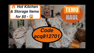 Hot Temu Kitchen & Home Essentials Haul