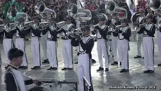 V M U F Drum and Bugle Corps at Moncada Kamote Festival 2024 - drill