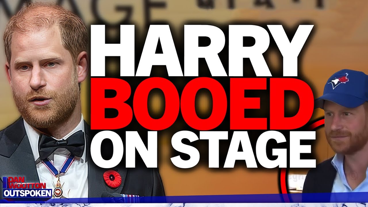 «Предатель!» Принца Гарри освистали на сцене во время унизительной речи после того, как он обвини...