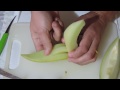 How to decorate slices of melon  jpereira art carving fruit