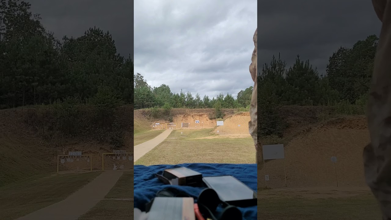 AR15 556 50 yards two 10 inch plates