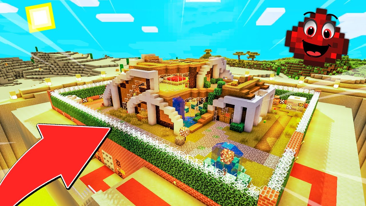 UNE IMMENSE MAISON REDSTONE ULTRA SECURISÉE DANS MINECRAFT !! | Map