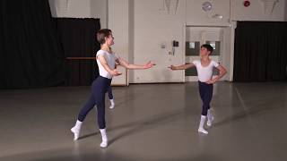 A #worldballetday highlight from the royal academy of dance. artistic
director, gerard charles coaches boys dancing exercises intermediate
foundatio...