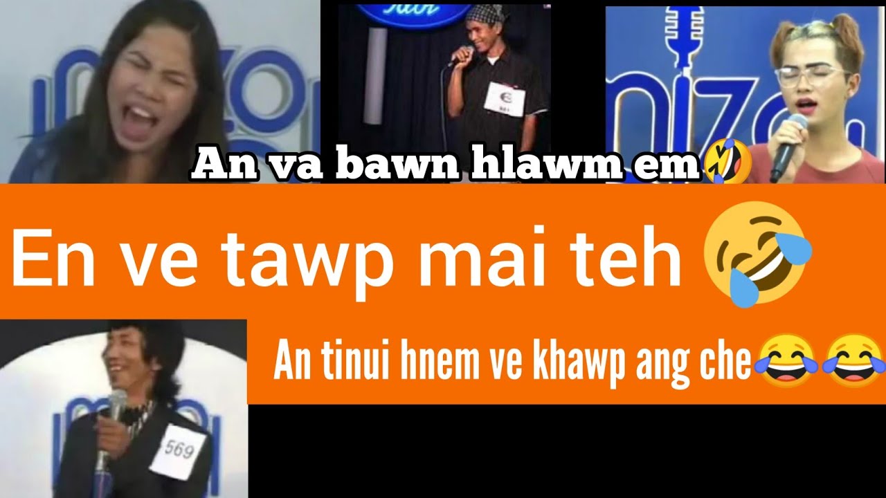 Mizo Idol a Zai nuihzatthlak leh Che nawi ve tak tak ho Lawrkhawm😂😂😂