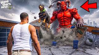 Franklin & Shinchan Got Trapped by a Six-Eyed Monster! 👹😱 | GTA 5 screenshot 4
