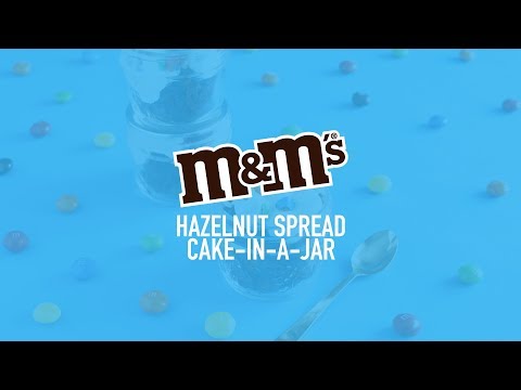 M&M'S Hazelnut Spread Cake-In-A-Jar