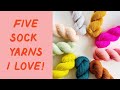 Five sock yarn brands i love