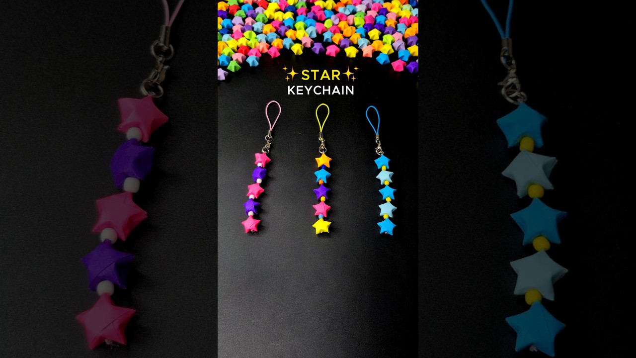 Make a Cute DIY Keychain With DIY Star HappyB