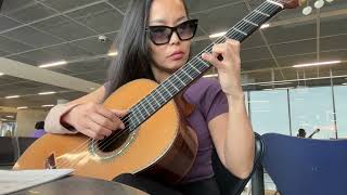 Airport Practice Xodo Da Baiana Thu Le Classical Guitar