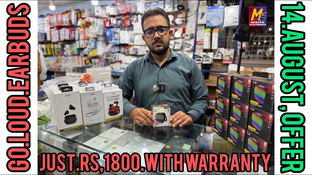 GoLoud, Original Earbuds, Azadi Offer Just Rs.1800