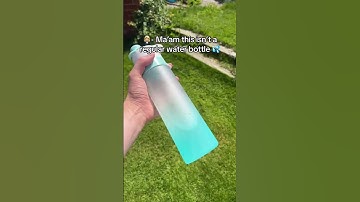 We ain’t no regular water bottles 💦 #water #bottle #spraybottle #gift #refreshing