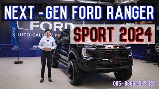 รีวิว ส่งมอบ Next-Gen Ford Ranger Sport 2024 อ๊อฟชั่นครบ ดุดันด้วยชุดแต่ง RAPTOR ล้อ20" จัดทรงเมกา