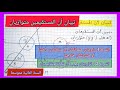 تبيان أن المستقيمان متوازيان السنة الثانية متوسط